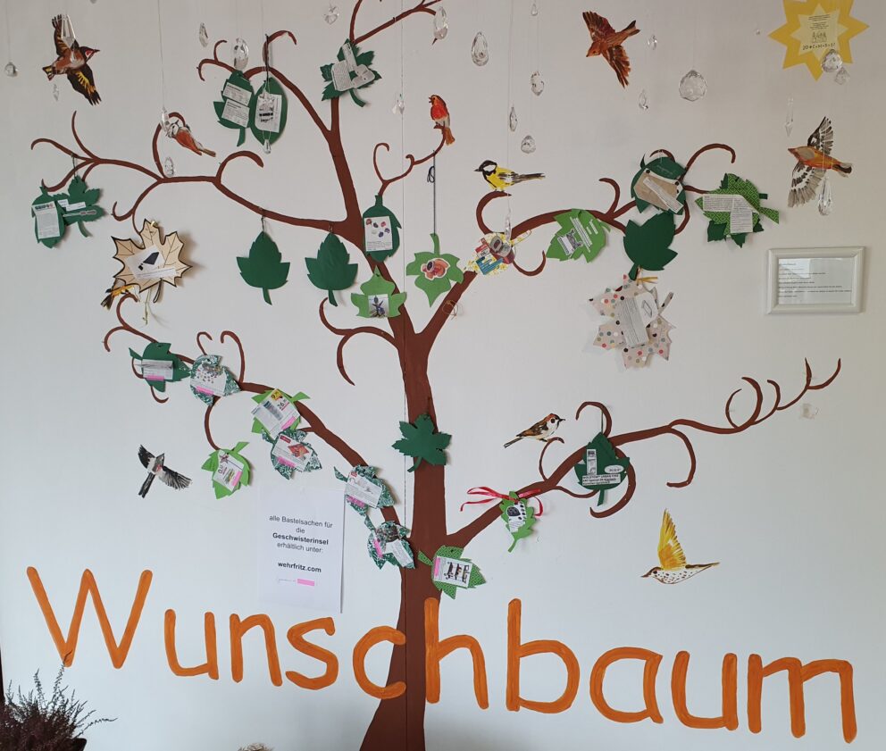 Wunschbaum im Kinder- und Jugendshospiz